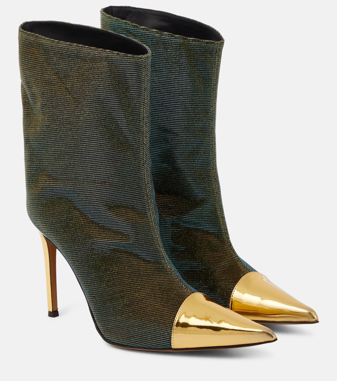 Alex Alexandre Vauthier ankle boots, gold