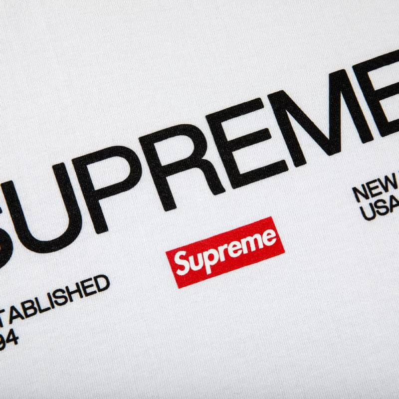 T-shirt Supreme Est. 1994, white