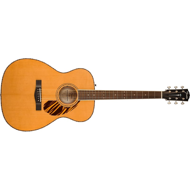 جيتار كهربائي صوتي Fender Paramount PO-220E Orchestra، من خشب التنوب الصلب Sitka