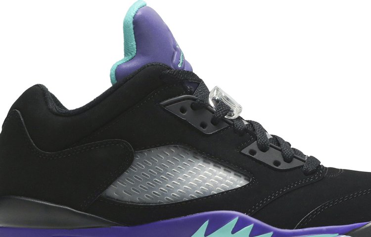 Air Jordan 5 Low Golf Black Grape Cleats