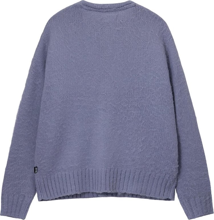 Stussy Brushed Cardigan 'Lavender', purple