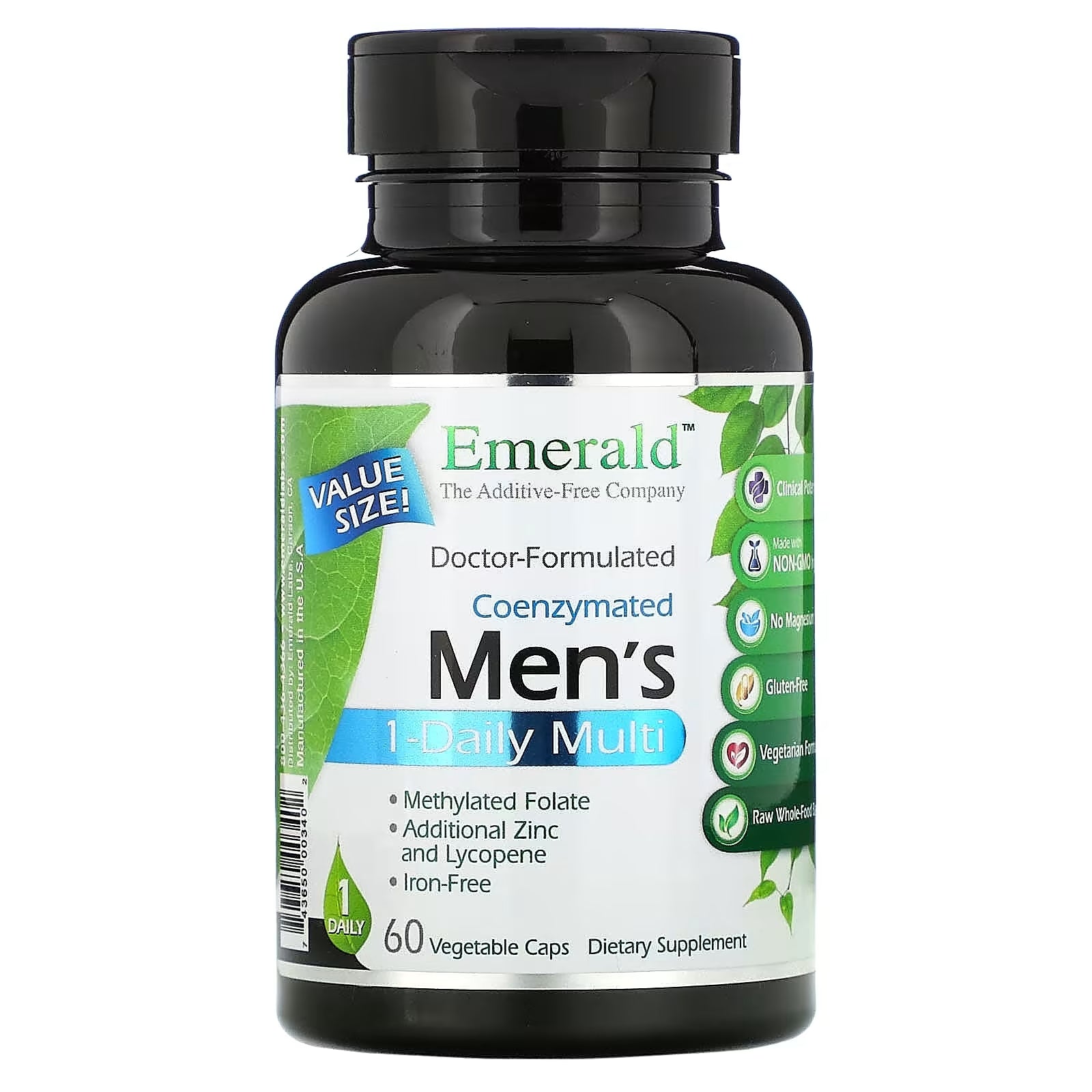 Emerald Laboratories Men's Multivitamin, 60 Vegetarian Capsules