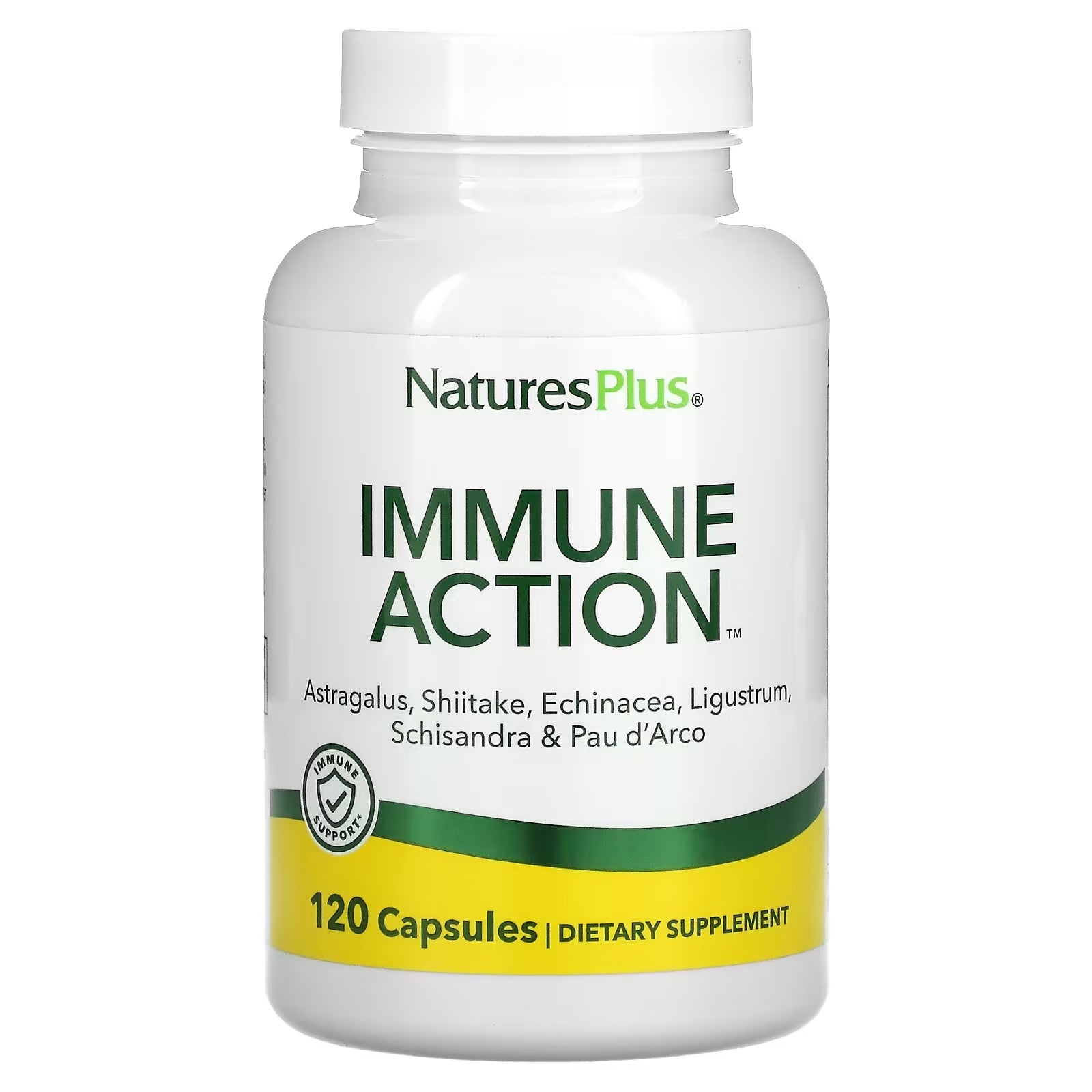 NaturesPlus Immune Action, 120 Vegetarian Capsules