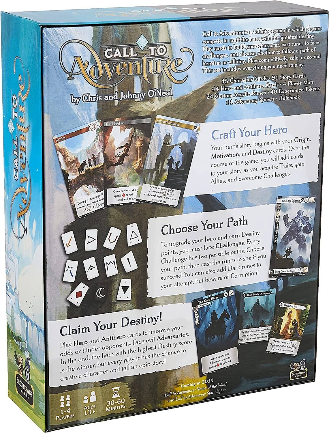 لعبة لوحة Brotherwise Games Call To Adventure