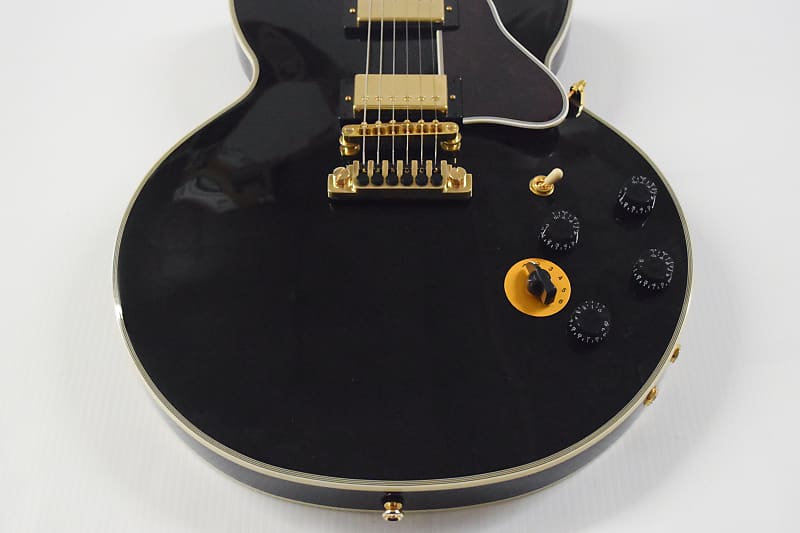 جيتار كهربائي شبه صوتي Epiphone B, B, King Lucille، أسود