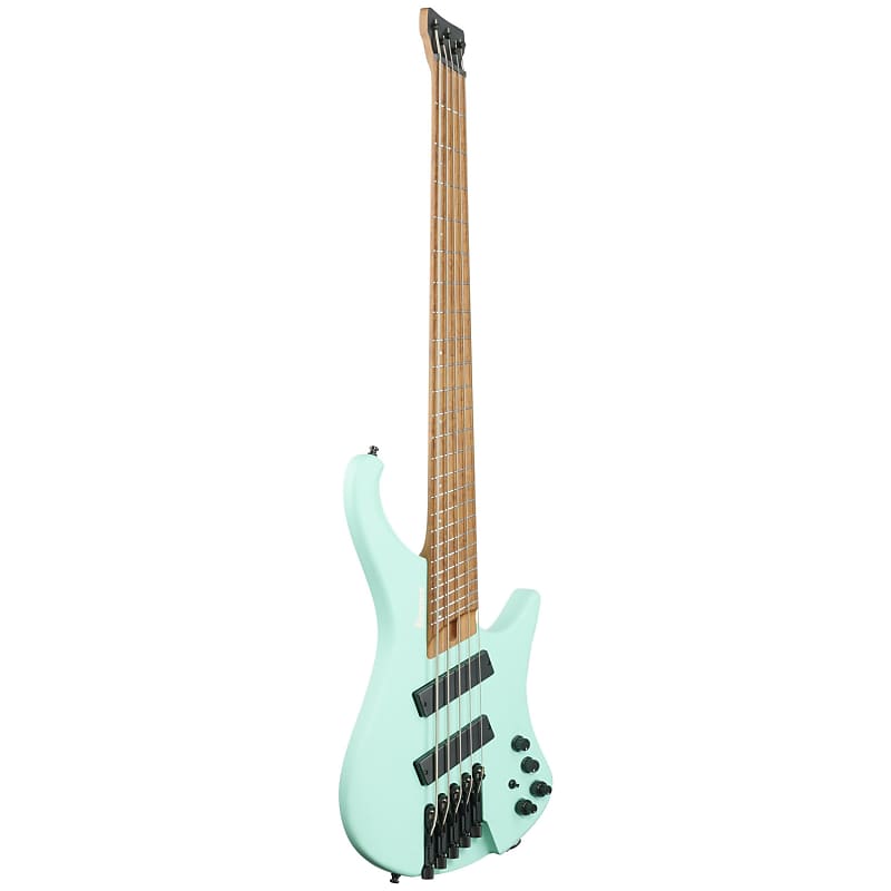 Ibanez EHB1005MS Headless 5-String Multi-Scale Bass Guitar green matte sea foam