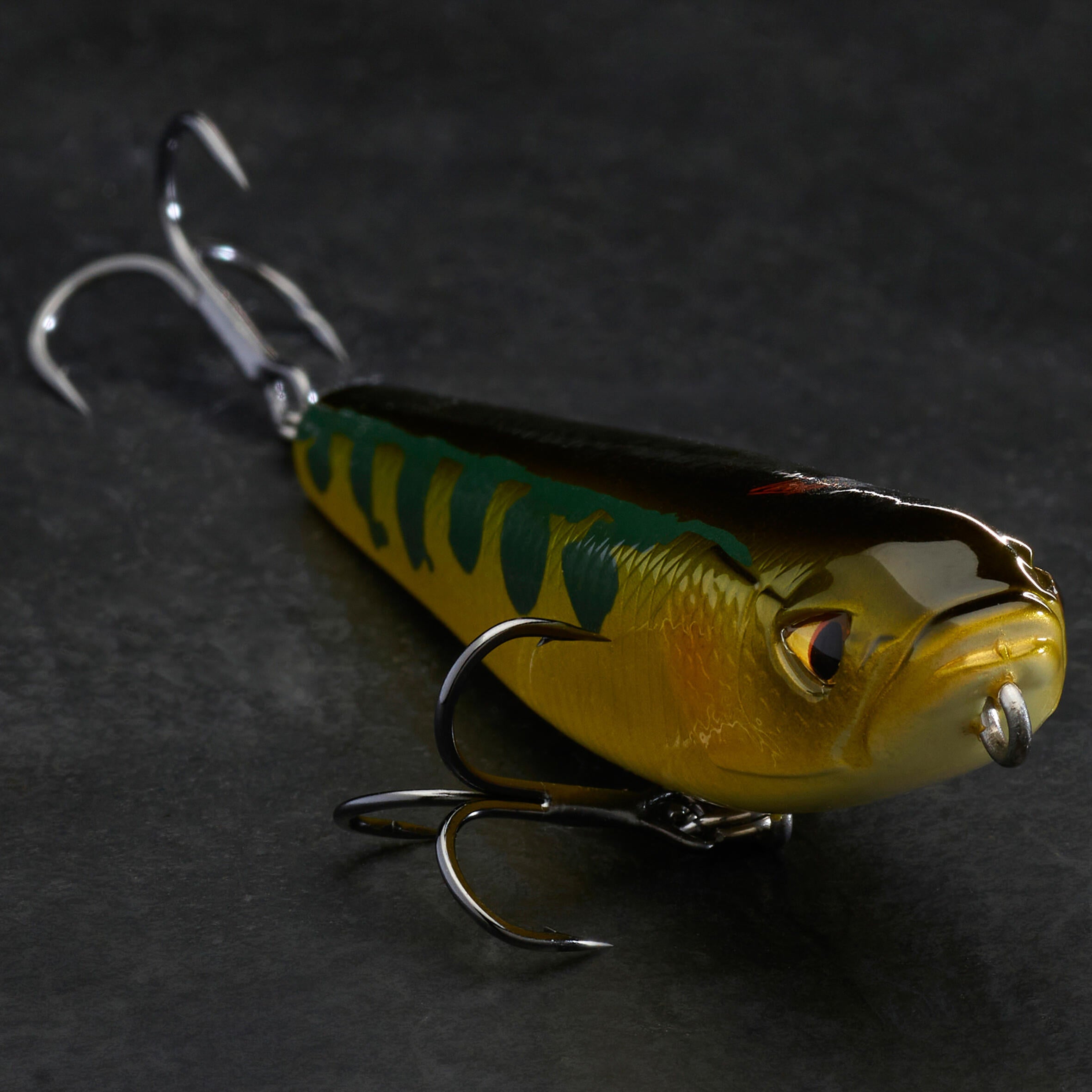 Stickbait wobbler WXM STK 70 F Frog CAPERLAN, walnut/neon yellow