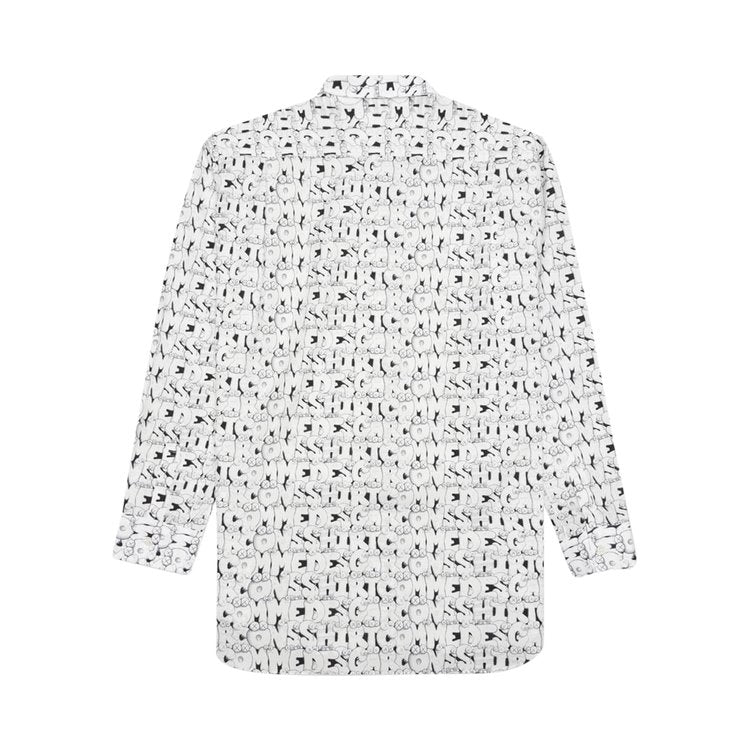 Comme des Garçons SHIRT x KAWS Classic Printed Shirt Print E 'White', white