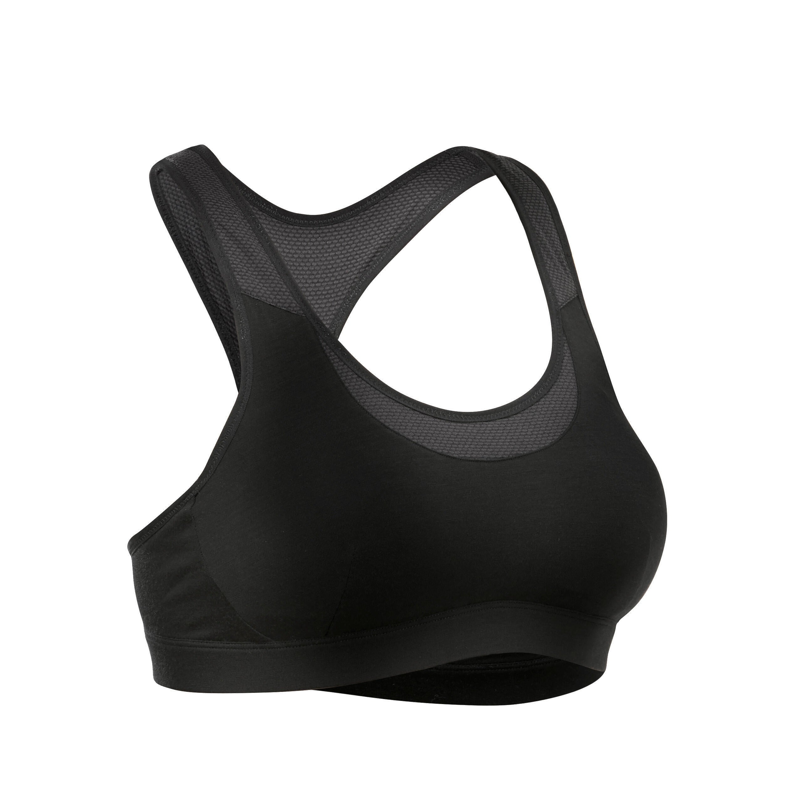 Forclaz top in merino wool, black