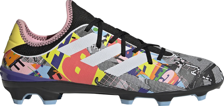 حذاء Adidas Kris Andrew Small x Gamemode Knit FG 'Pride' باللون الأسود