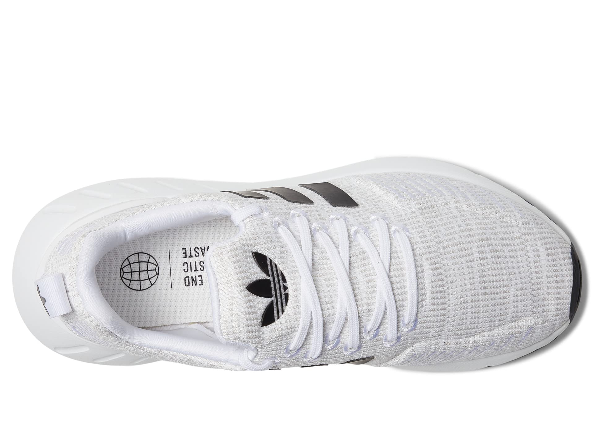 حذاء رياضي للأطفال Adidas Originals Swift Run 22، أبيض/أسود