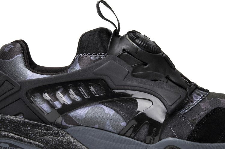 Puma A Bathing Ape x Disc Blaze Black Camo Sneakers, black