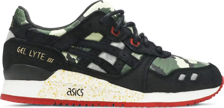 Bait x gel-lyte 3 'vanquish camo' Asics sneakers, black