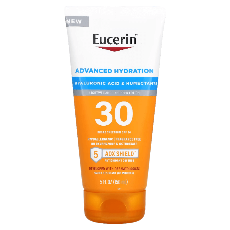 Eucerin Advanced Hydration Sunscreen Lotion SPF 30, 150 ml