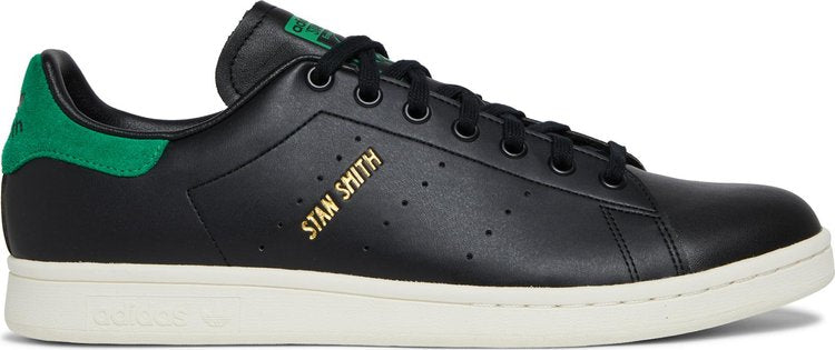 حذاء رياضي Adidas Stan Smith 'Core Black Green' باللون الأسود