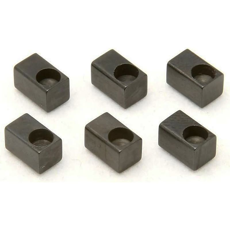 Floyd Rose FROSLIB21P Original String Lock Inserts, Black set of 6 pcs. , made in Germany