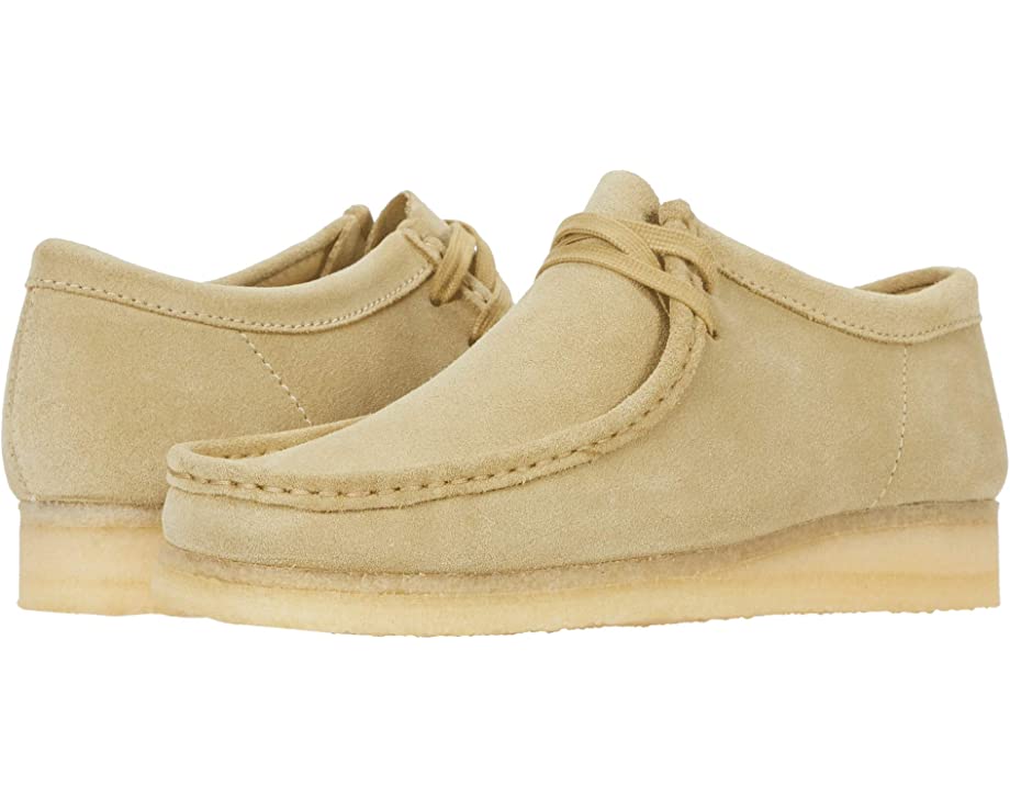 Wallabee Clarks Oxfords, suede