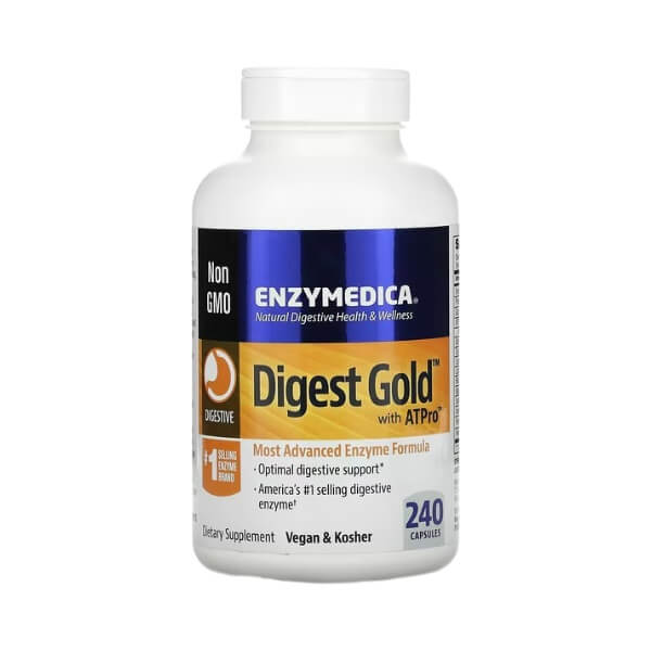 Enzymes Digest Gold with ATPro 240 capsules, Enzymedica