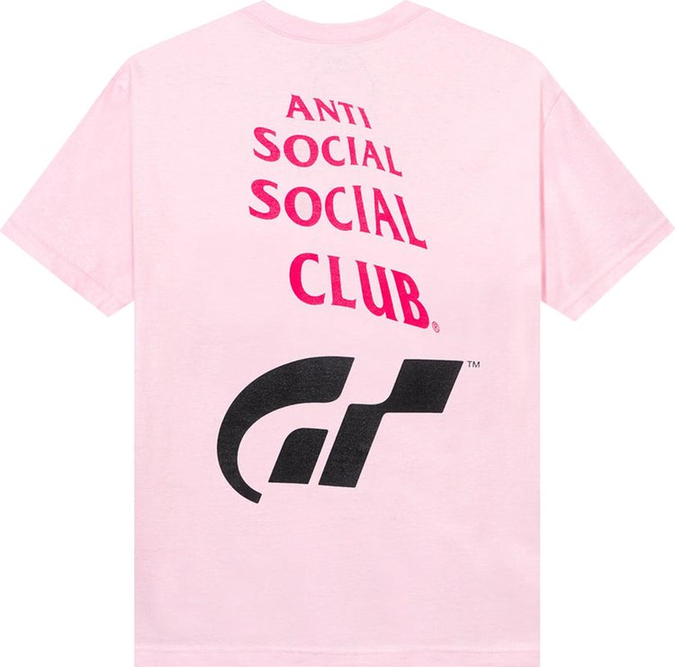 Anti Social Social Club x Gran Turismo GT500 Tee 'Pink', pink