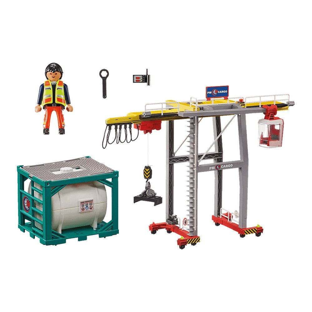 Construction set Playmobil 70770 Overhead crane with containers