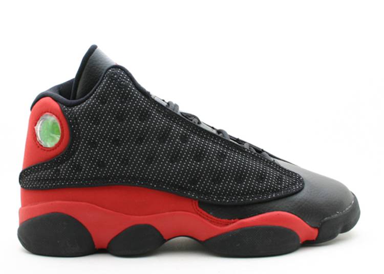 حذاء رياضي AIR JORDAN 13 RETRO GS 'BRED' 2004، أسود