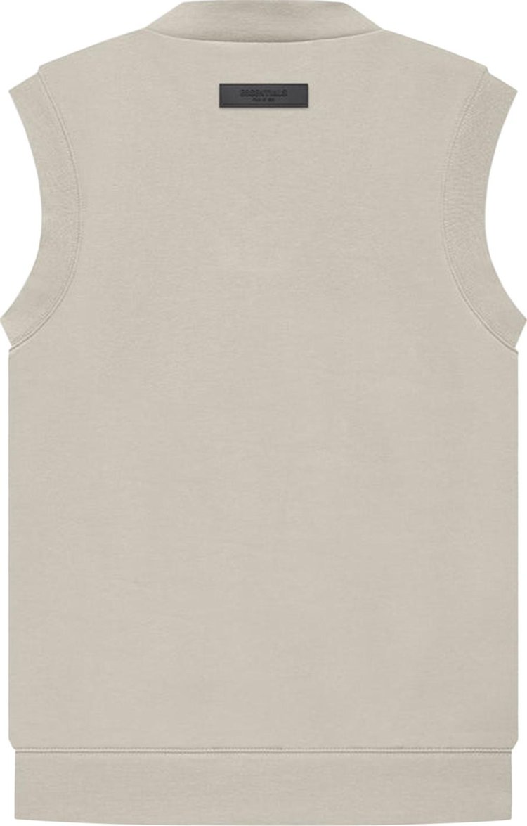 Fear of God Essentials V Neck Vest 'Smoke', gray