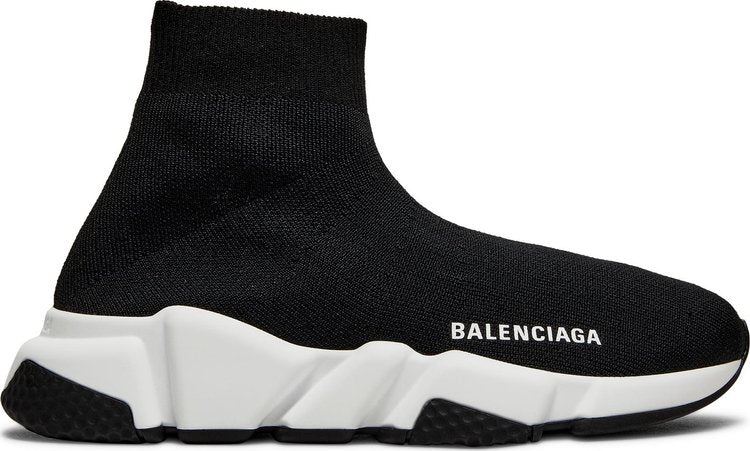 حذاء رياضي Balenciaga Wmns Speed ​​باللونين الأسود والأبيض