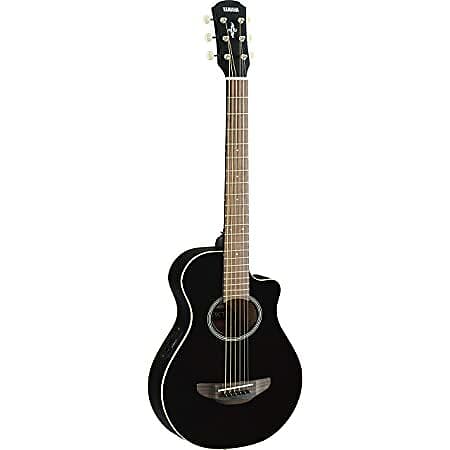 Yamaha APXT2BL 3/4 Cutaway Acoustic Electric Guitar with Carrying Bag , black