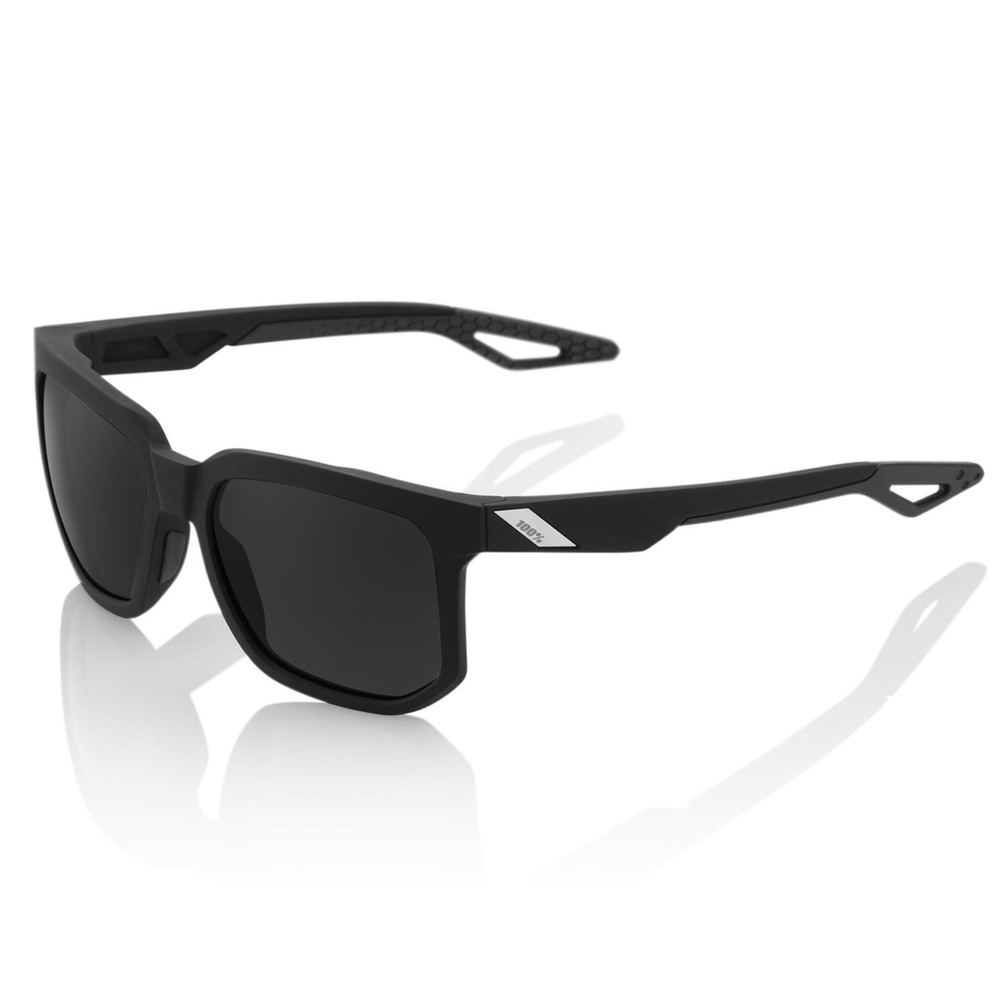 Sunglasses 100% Centric Smoke Lens, black