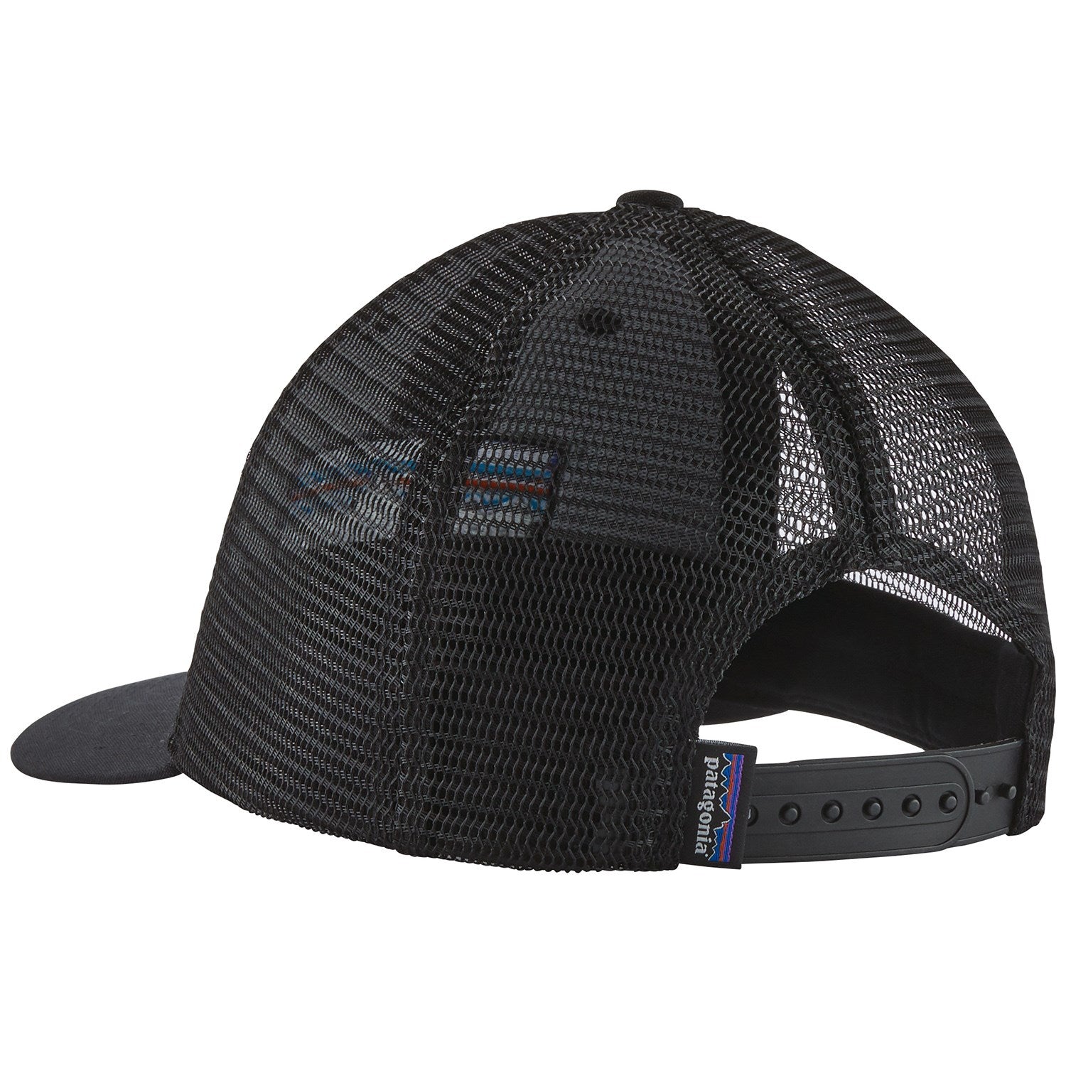 Patagonia P-6 Logo LoPro Trucker Cap, black