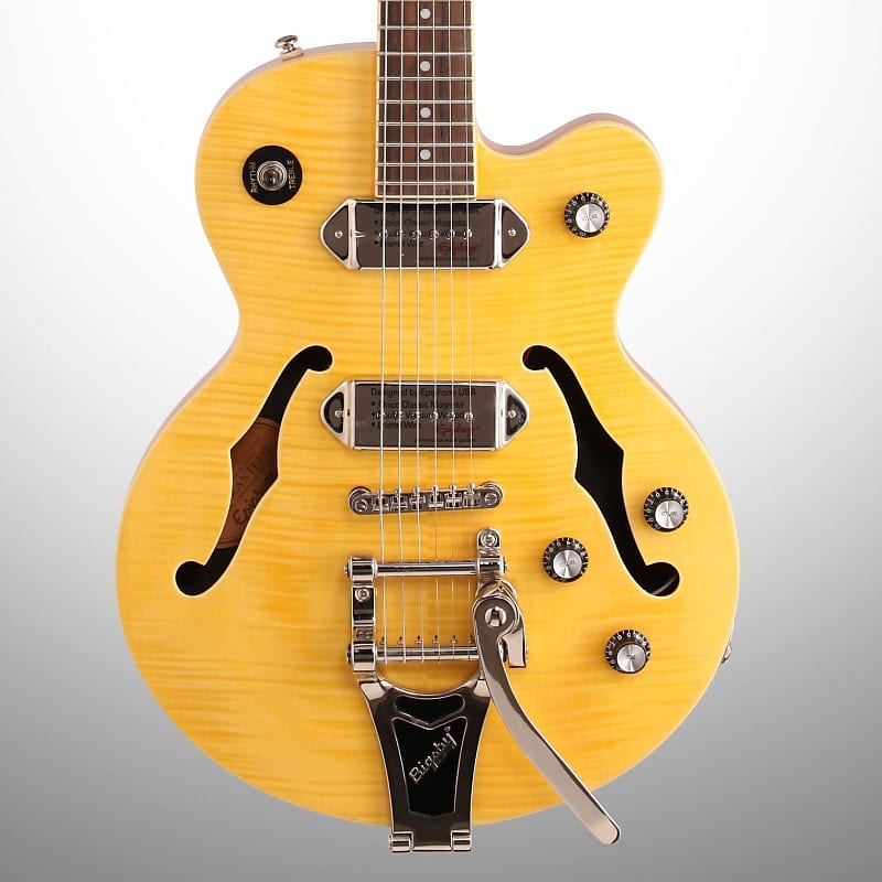 جيتار كهربائي Epiphone Wildkat مع تريمولو Bigsby، تريمولو Wildkat Bigsby عتيق طبيعي