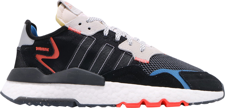 Adidas Nite Jogger 'Blue Bird' Sneakers, Black