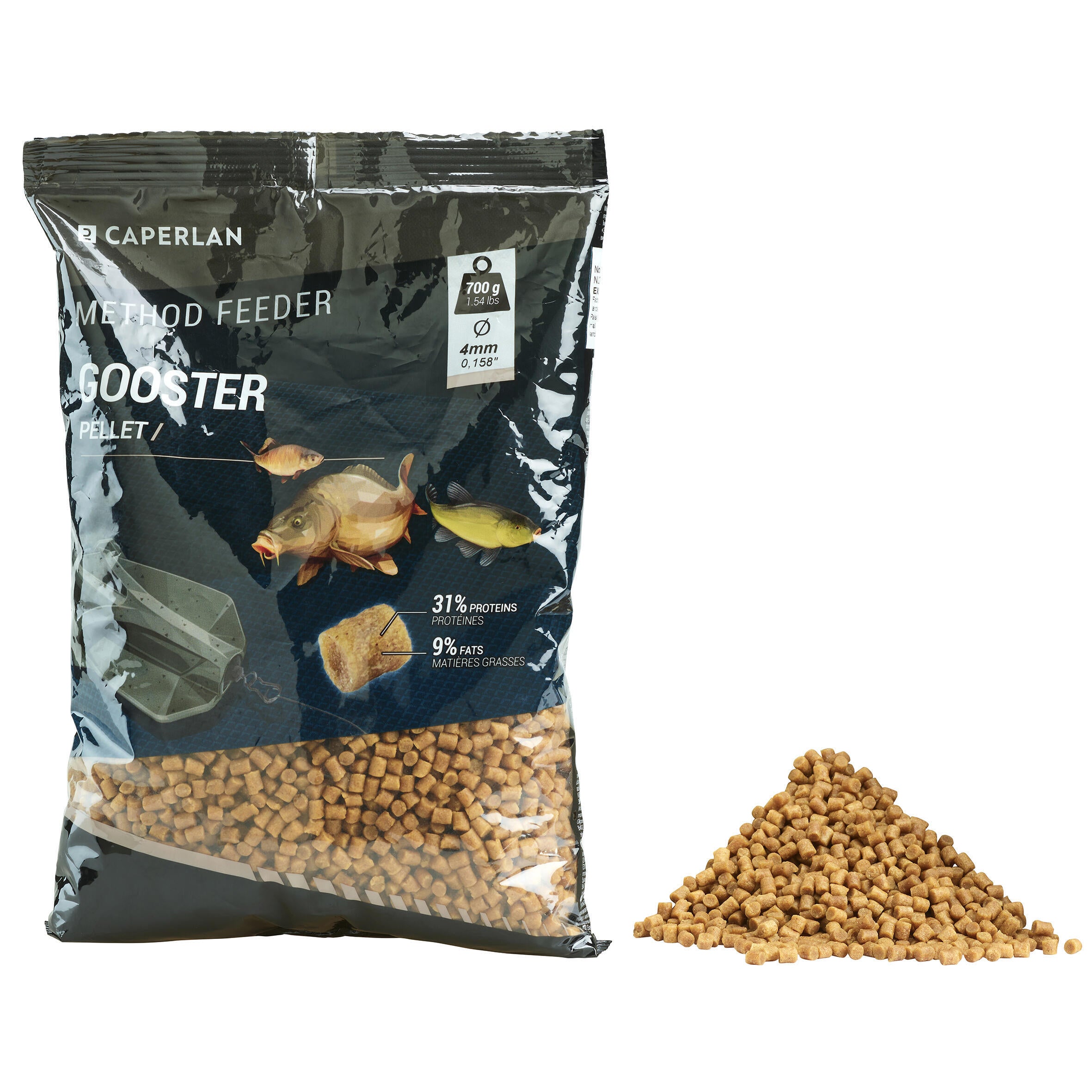 Pellets Gooster Feeder 4mm CAPERLAN