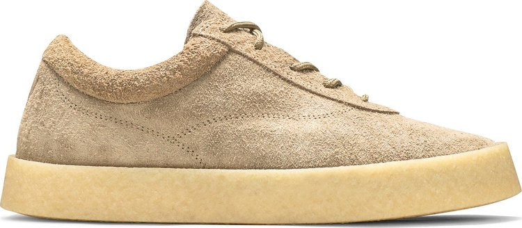 Yeezy Season 6 Thick Shaggy Suede Crepe Taupe Sneakers, Tan