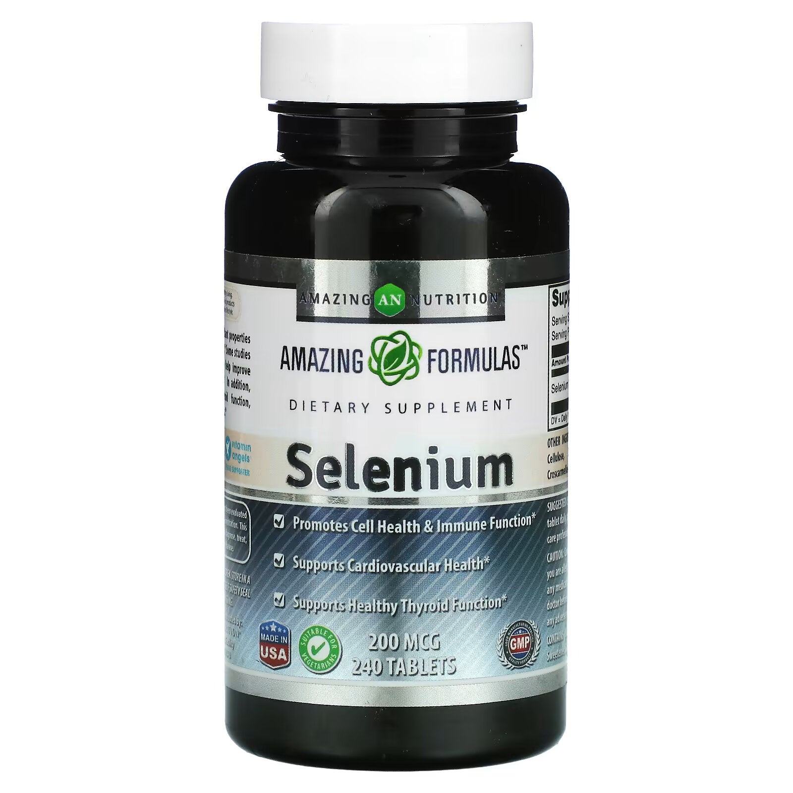 Amazing Nutrition, Selenium, 200 mcg, 240 Tablets