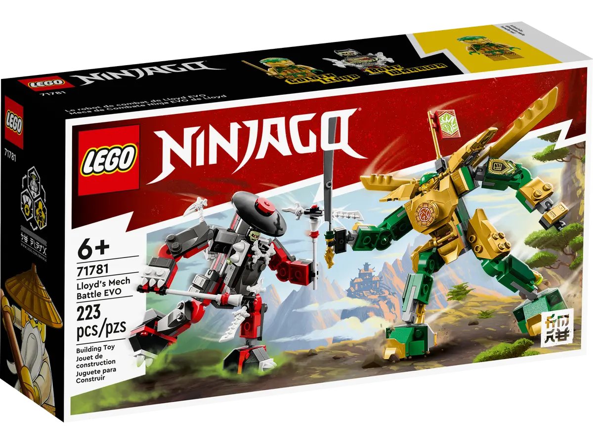 Lego Ninjago Lloyd's Mech Battle EVO 71781, 223 pieces