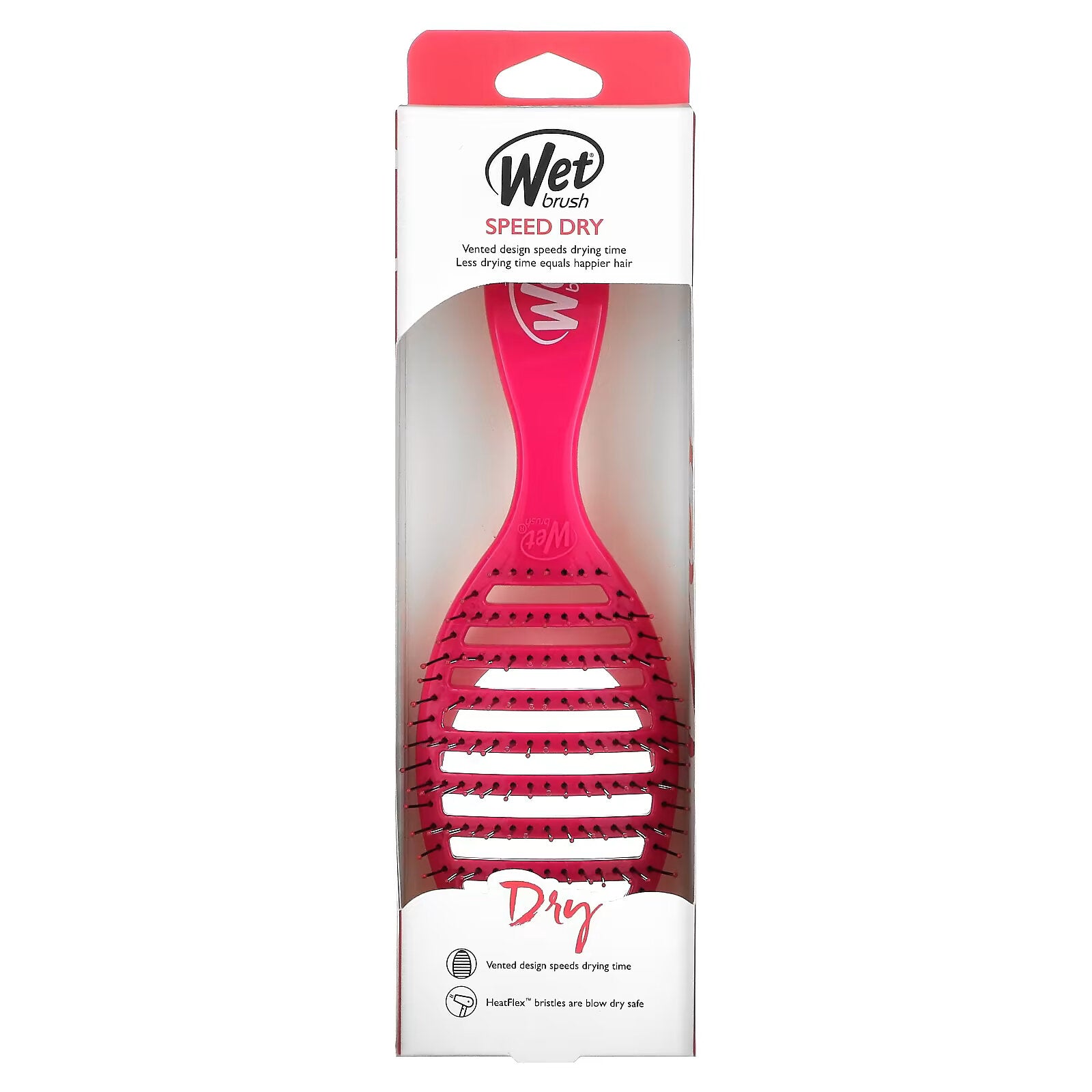 Wet Brush, Quick Dry Hair Comb, Pink, 1 Brush