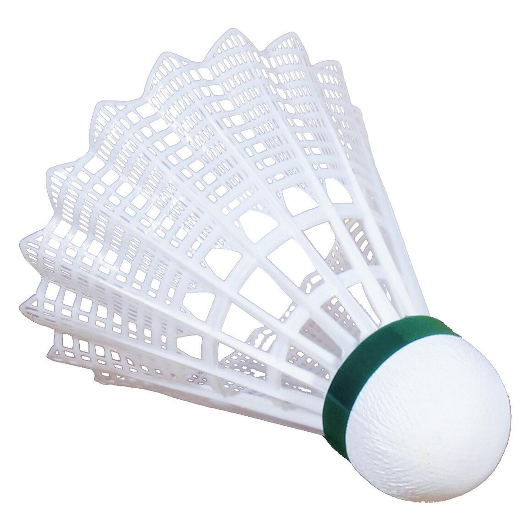 Badminton ball VICTOR nylon 1000 green/white (6 cans), white