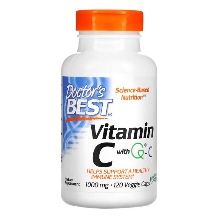 Vitamin C with Q-C Doctor's Best 1000 mg, 120 capsules