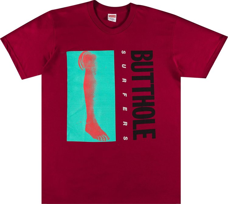 تي شيرت Supreme x Butthole Surfers Leg Tee "Dark Magenta"، أرجواني