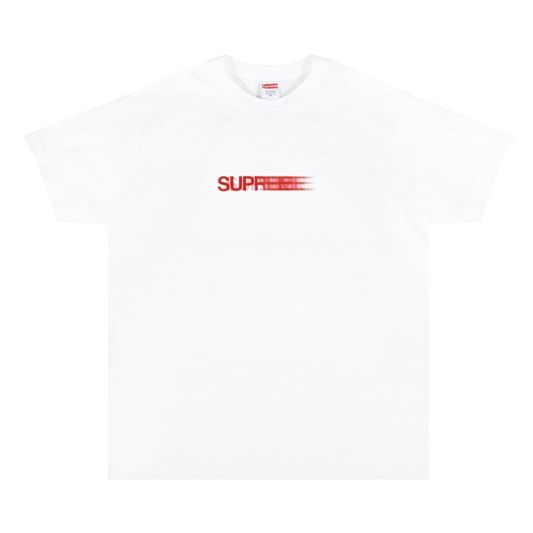 تي شيرت Supreme Motion Logo باللون الأبيض