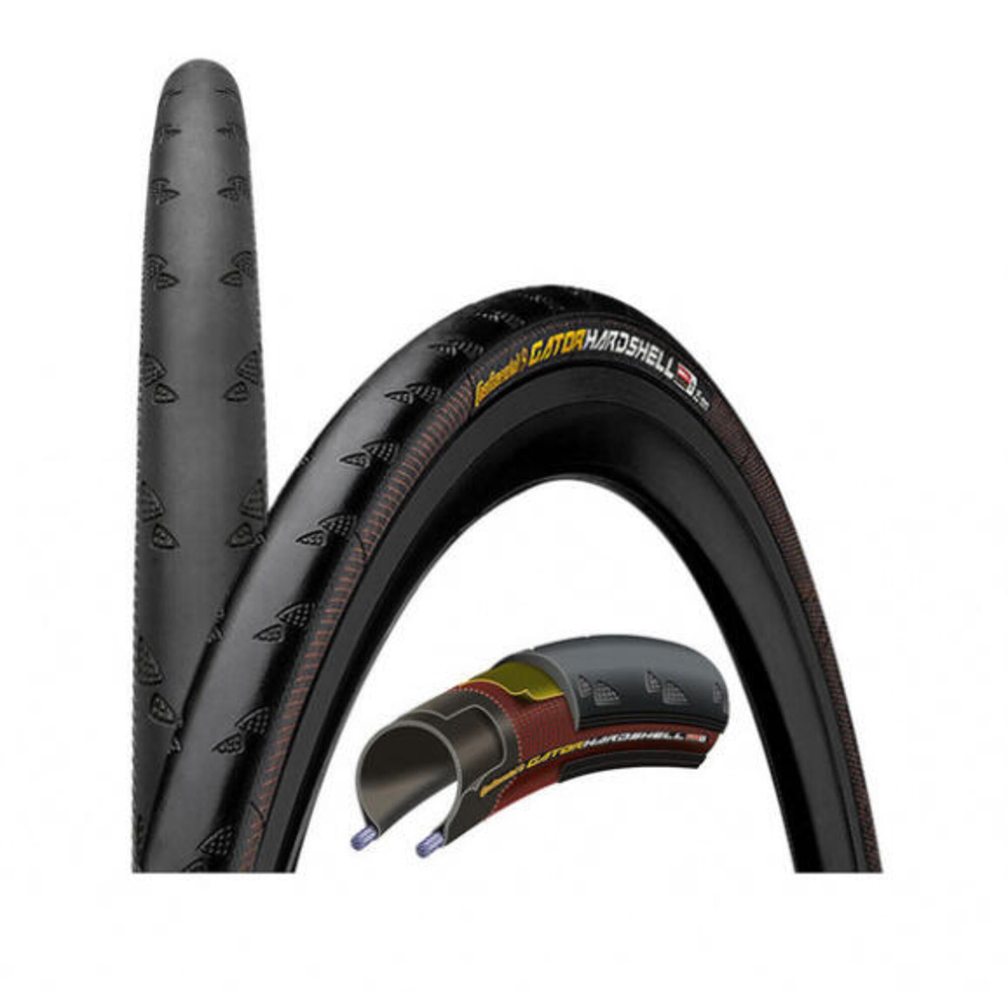 Gator Hardshell Wired Tire - 32-622 - Black CONTINENTAL, Black