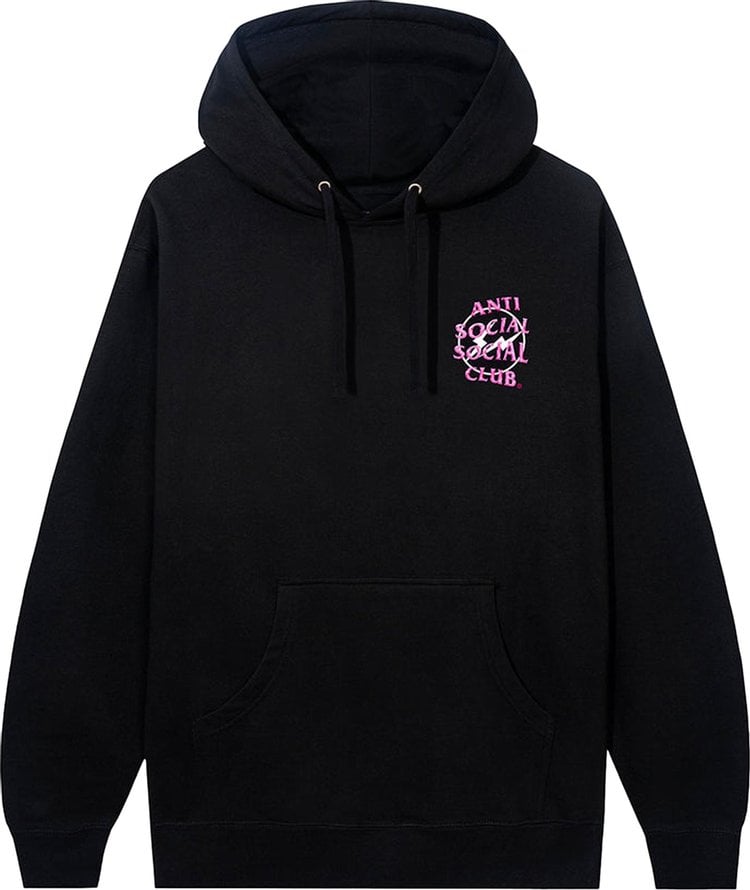 Anti Social Social Club x Fragment Precious Petals Hoodie 'Black/Pink', black