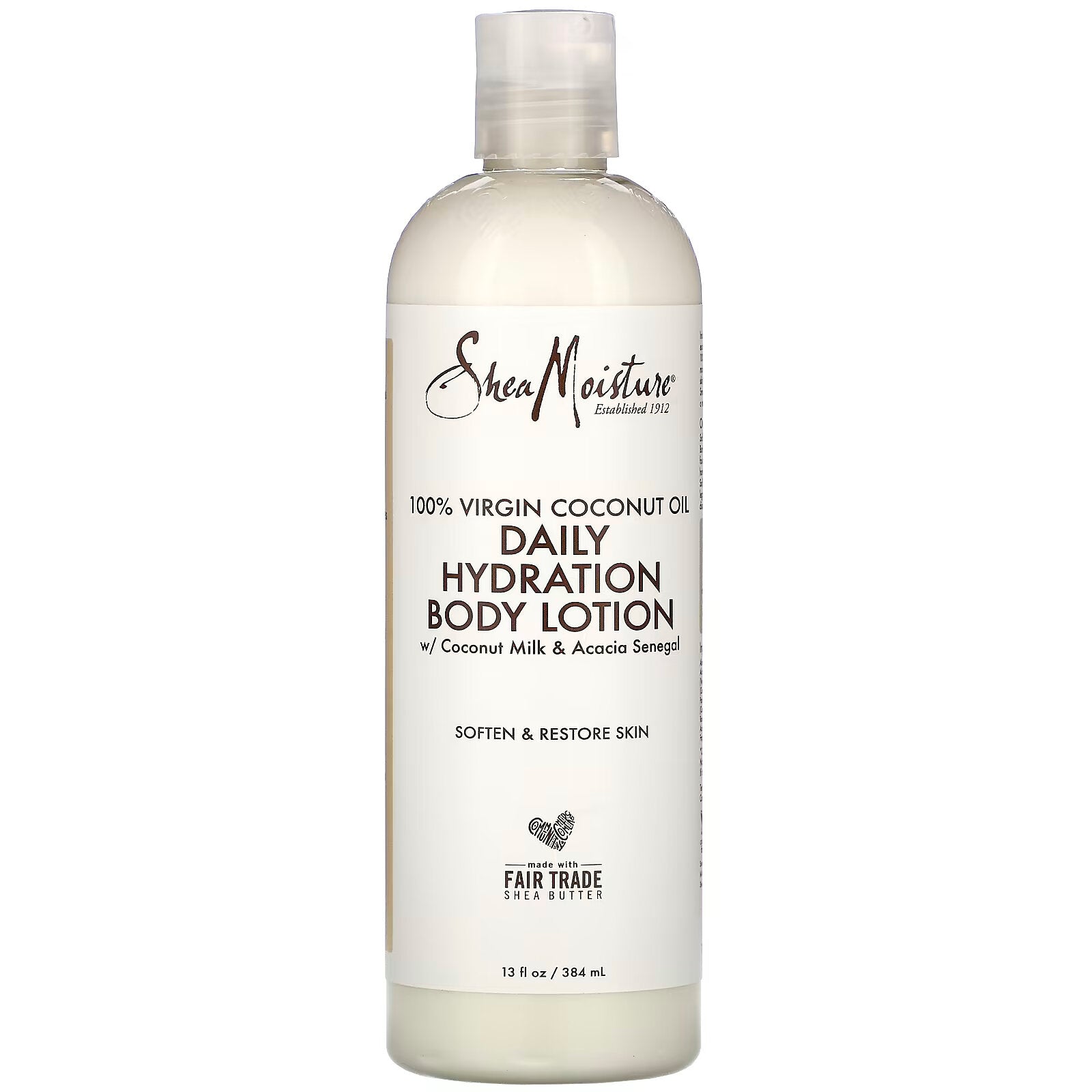 SheaMoisture, 100% Virgin Coconut Oil Daily Moisturizing Body Lotion, 384 ml (13 fl oz)