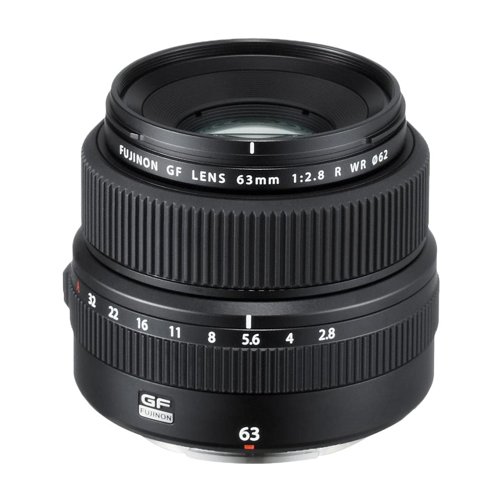 عدسة فوجي فيلم فوجينون GF 63mm f/2.8 R WR، باللون الأسود