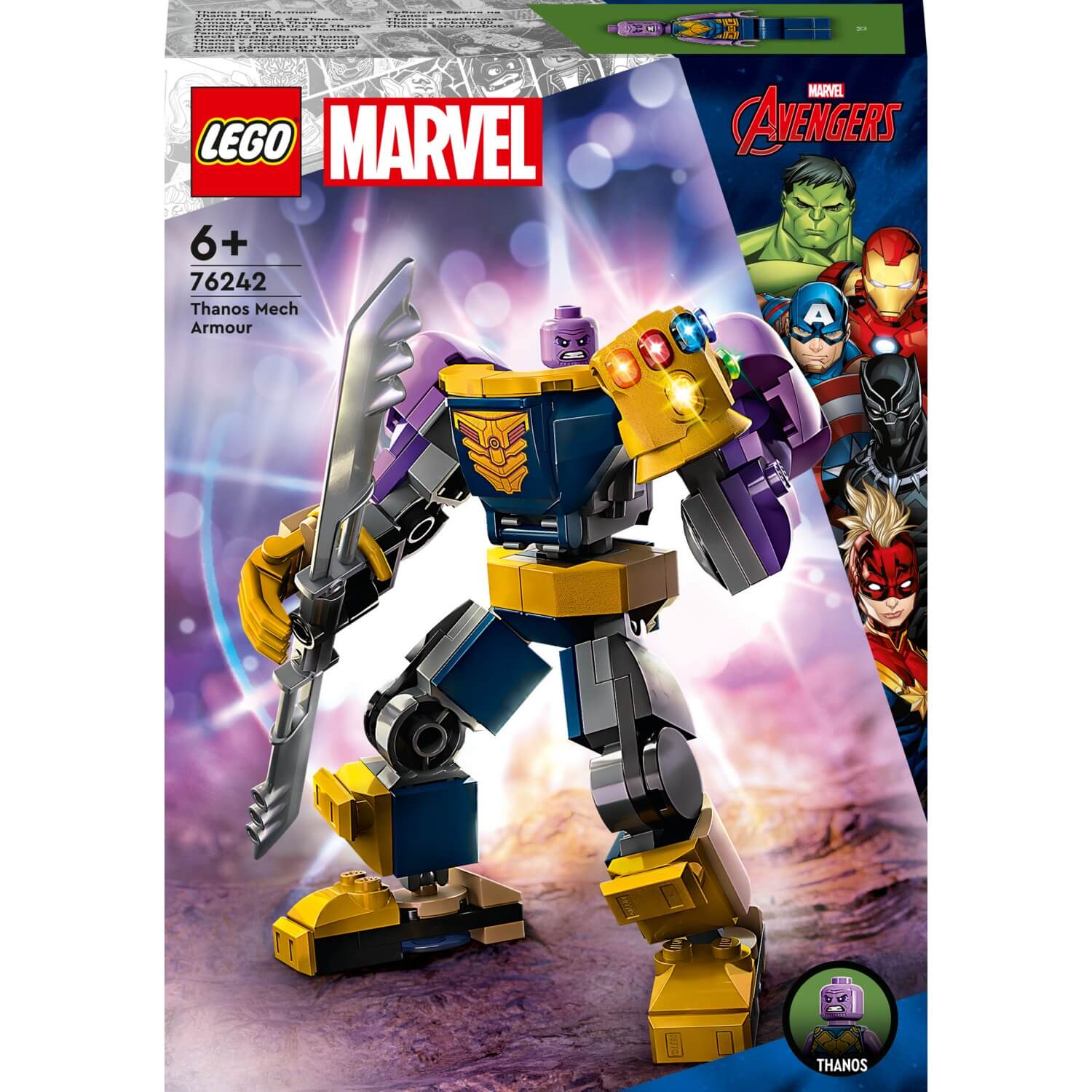 Lego 76242 Marvel Thanos robot, 113 pieces