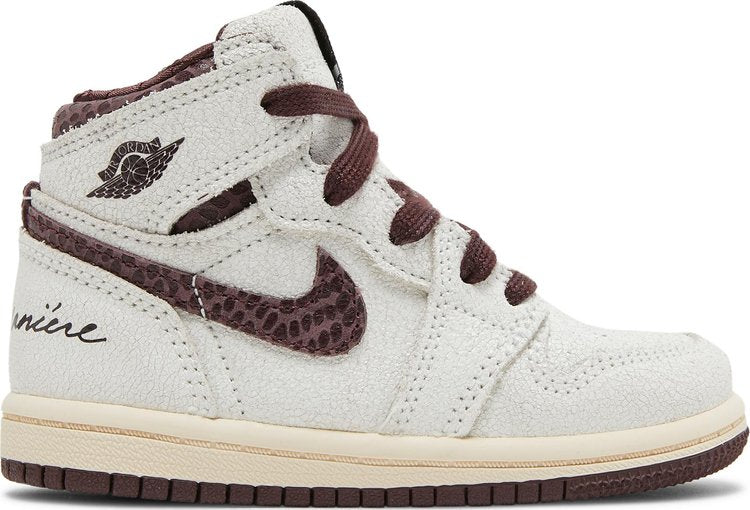 A Ma Mani?re x Air Jordan 1 High OG TD sneakers, white