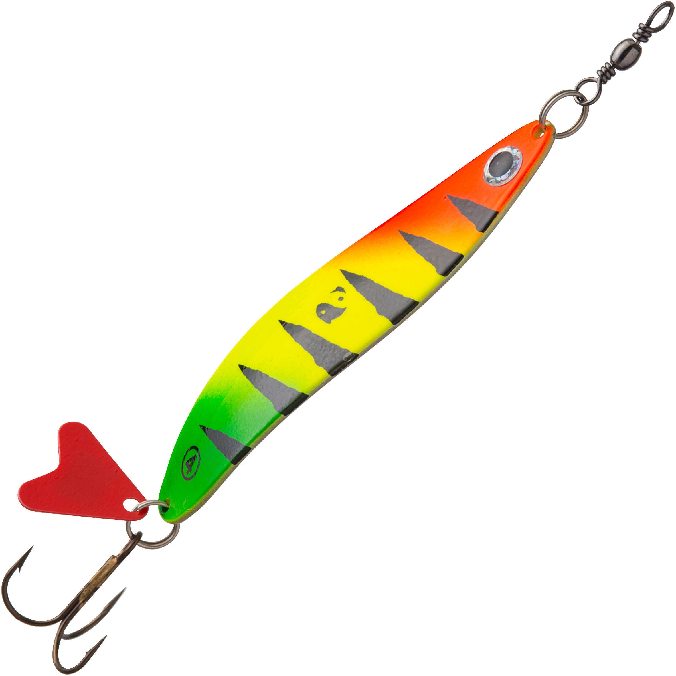 Blinker Meandering Kea + 26g Rasta Predator Fishing CAPERLAN, red/yellow/green