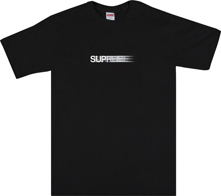 تي شيرت بشعار Supreme Motion باللون الأسود