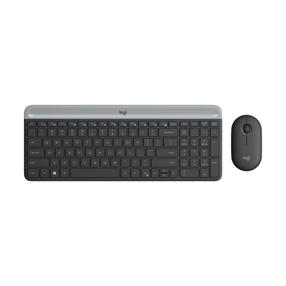 Logitech MK470 peripheral kit (keyboard + mouse), black